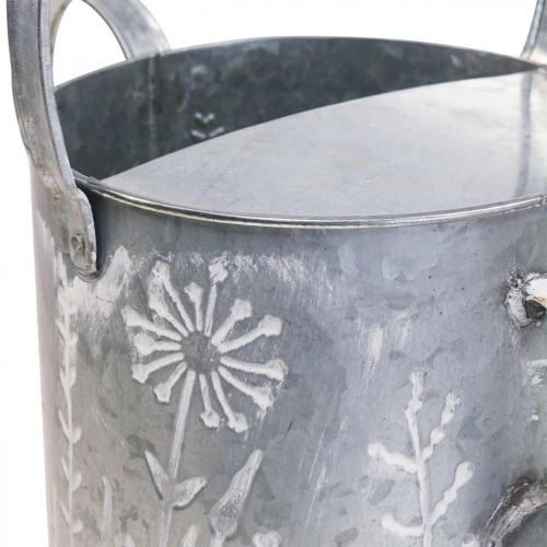 Floristik24 Arrosoir décoratif métal pour planter jardinière H28cm