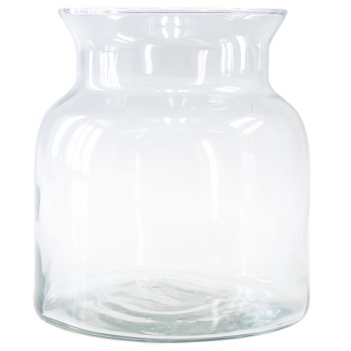 Article Vase décoratif en verre lanterne verre clair Ø18cm H20cm