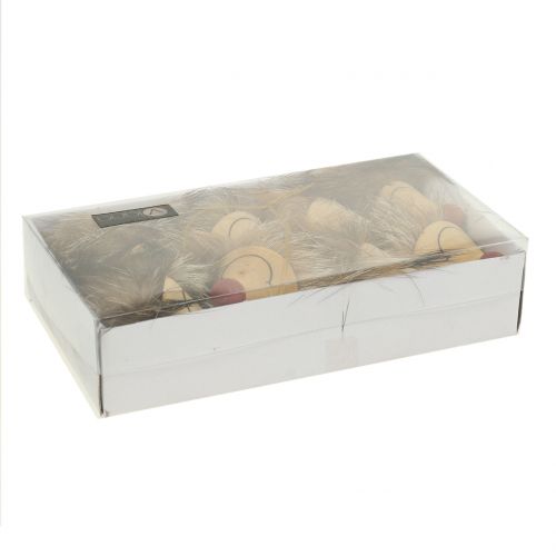 Floristik24 Cintre décoratif hérisson avec fourrure 6,5 cm 8 pcs