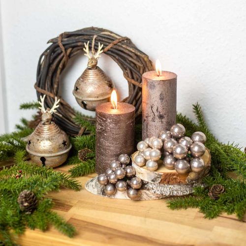 Floristik24 Cintre décoratif branches de conifères artificielles mélèze cônes et baies 150cm