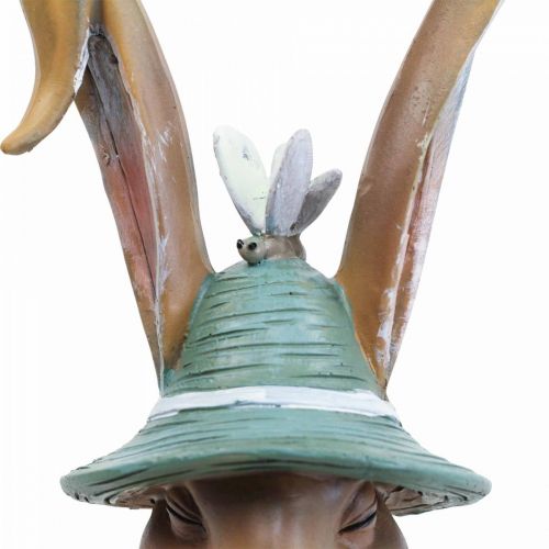 Floristik24 Déco lapin lapin buste décoration figure tête de lapin 18cm