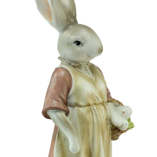 Article Lapin de Pâques Hase Figurine décorative panier à œufs 37cm