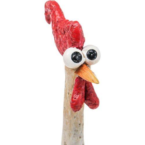 Article Poulets décoratifs figurines décoratives Décoration de Pâques poulet drôle H15cm 2 pcs