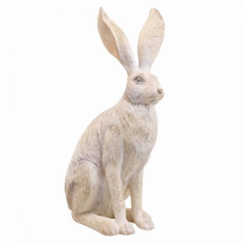 Article Déco lapin assis déco figurines lapin paire H37cm 2pcs