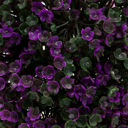 Article Boule décorative violette en fleurs boule de plante artificielle Ø15cm 1 pièce