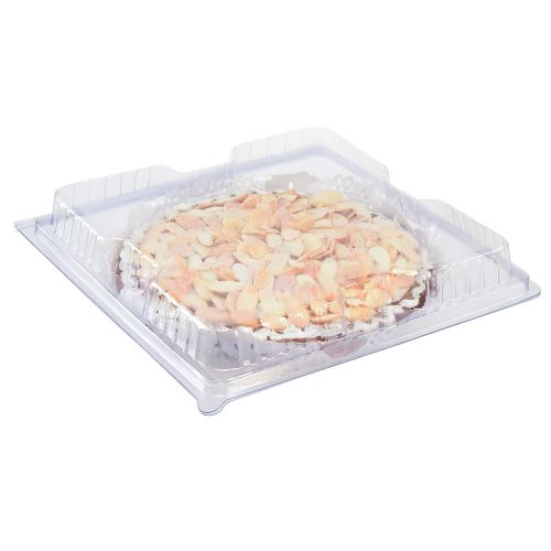 Article Gâteau décoratif aux amandes pour vitrines et boulangeries, faux gâteau d'un réalisme saisissant, 19 cm