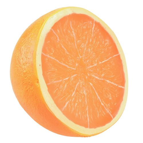 Article Oranges décoratives Fruits artificiels en morceaux 5–7 cm 10 pièces
