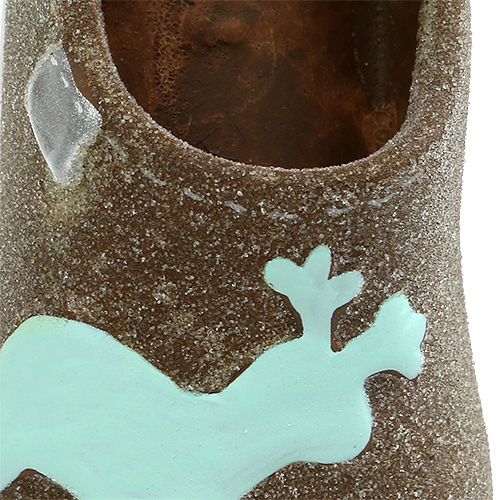 Article Chaussons décoratifs 9,5cm marron 6pcs