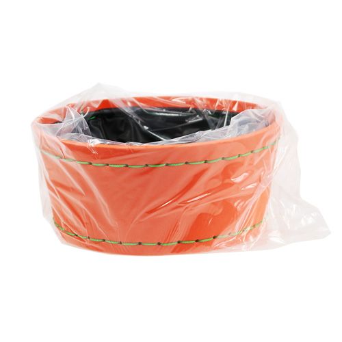Floristik24 Pot orange Ø20cm H9cm, 1pce