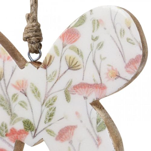 Déco papillon déco pendentif en bois motif 15x12x2cm