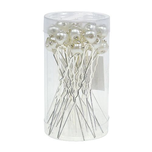 Floristik24 Epingle décorative avec perle Ø9mm 20 pcs