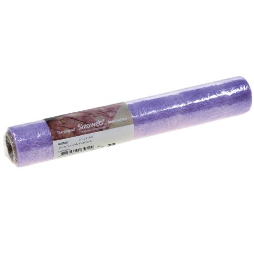 Article Déco polaire Sizoweb chemin de table violet 30cm 5m