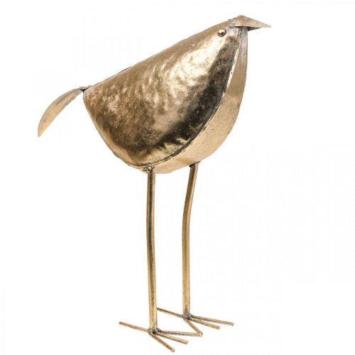 Déco oiseau Déco figure oiseau décoration métal doré 41×13×42cm