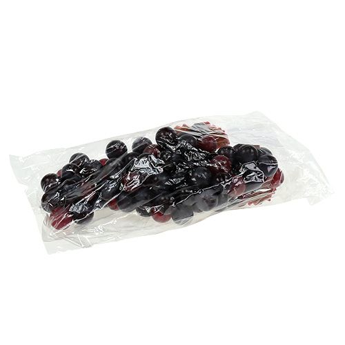 Floristik24 Grappes de raisins de décoration Rouge foncé 22 cm