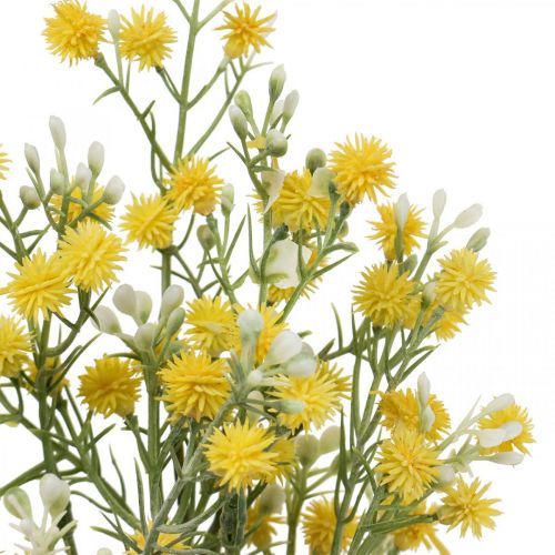 Branches déco Faux bouquet mimosa argent-acacia H35cm
