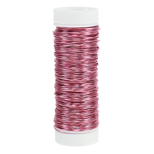 Floristik24 Fil déco Ø0.30mm 30g/50m rose