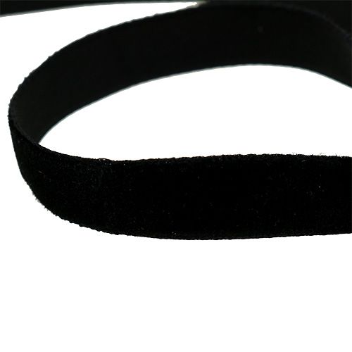 Article Ruban déco velours noir 10mm 20m