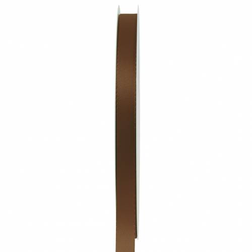 Ruban cadeau et décoration marron 8mm x 50m
