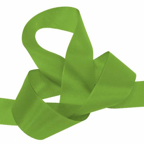 Ruban cadeau et décoration vert 50 m