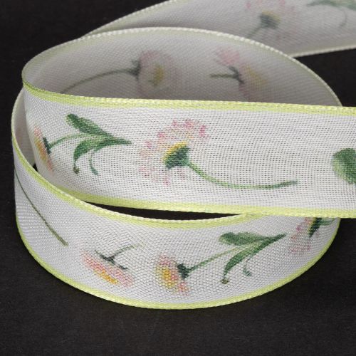 Ruban cadeau à motif floral