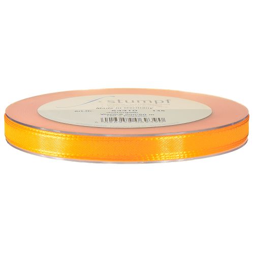 Article Ruban décoratif cadeau ruban orange lisière 8mm 50m