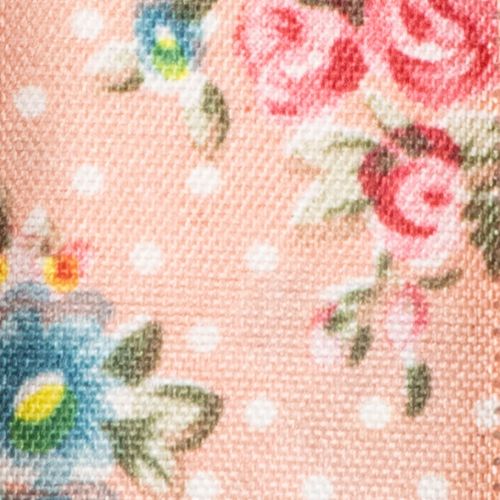 Article Ruban cadeau à motif floral pour cadeaux et loisirs créatifs, 2,5 cm de large, 15 m de long