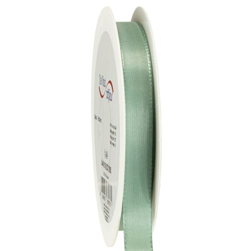 Ruban décoratif taffetas ruban cadeau vert sauge 15 mm 50 m