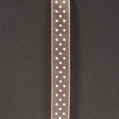 Article Ruban cadeau à pois pour une décoration de mariage élégante et des emballages créatifs, 1,5 cm de large, 20 m de long