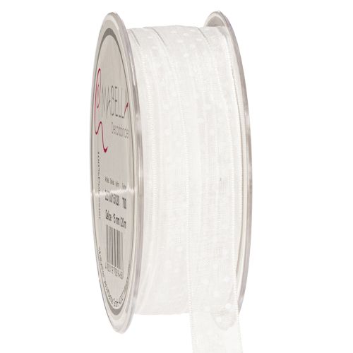 Ruban décoratif festif pour embellir cadeaux et projets de loisirs créatifs, 1,5 cm de large, 20 m de long