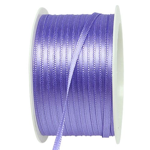 Floristik24 Ruban cadeau et décoration 3 mm x 50 m violet