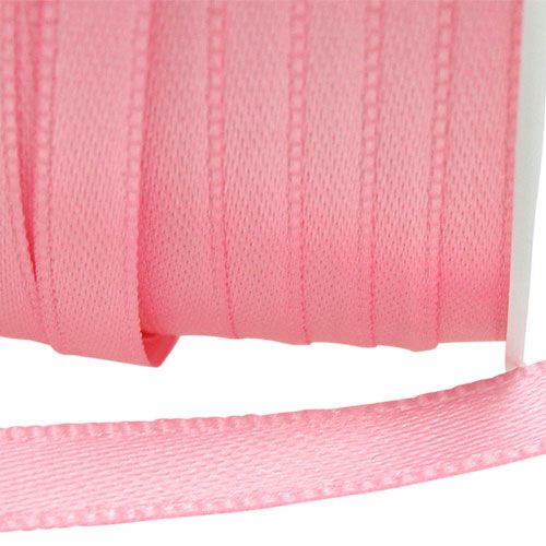 Article Ruban cadeau ruban satin rose ruban décoratif 6 mm × 50 m