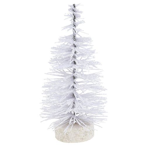 Floristik24 Arbre Deko glacé blanc H14cm 4pcs