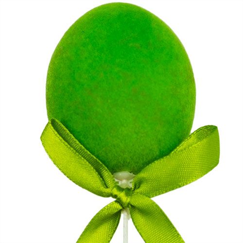 Floristik24 Œufs floqués sur fil métallique, multicolore 6cm 12P