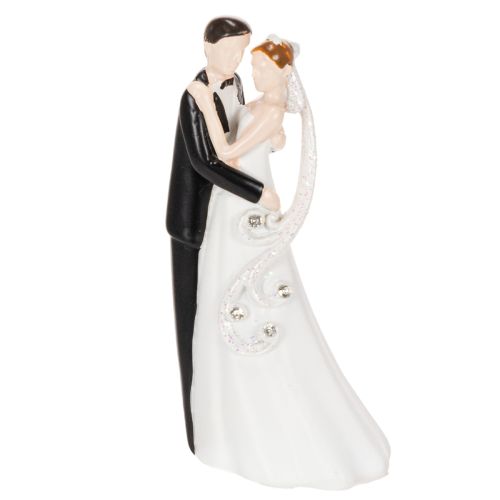 Figurine décorative représentant un couple de mariés, 10,5 cm acheter | Floristik24.fr