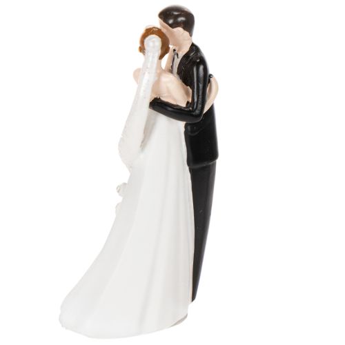 Figurine décorative représentant un couple de mariés, 10,5 cm | Floristik24.fr