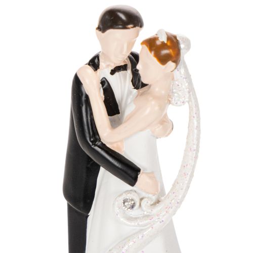 Figurine décorative représentant un couple de mariés, 10,5 cm | Floristik24.fr