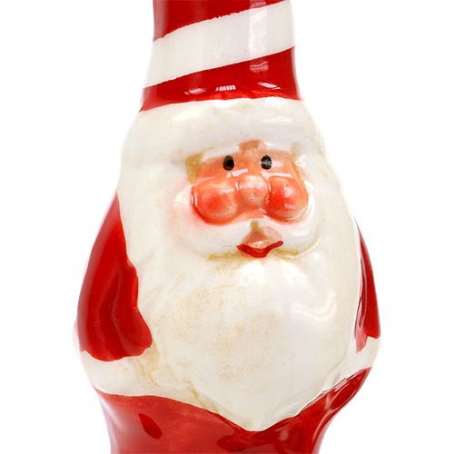 Floristik24 Figurine décorative en céramique Père Noël Père Noël à suspendre 11 cm 1 pièce