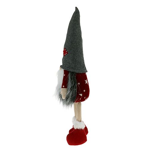 Floristik24 Figure à décorer petit homme 37cm rouge-gris
