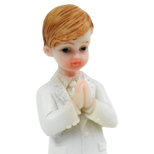 Floristik24 Figurine déco pour garçon de communion 8.5cm