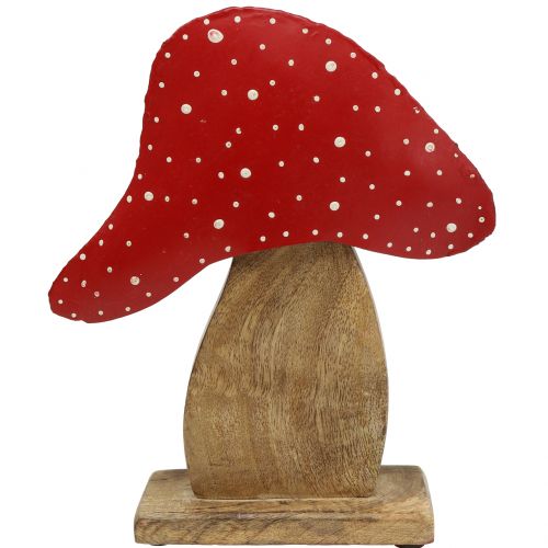 Floristik24 Figurine déco toadstool nature, rouge 25cm