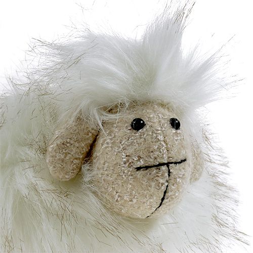 Floristik24 Figurine décorative mouton crème 21cm