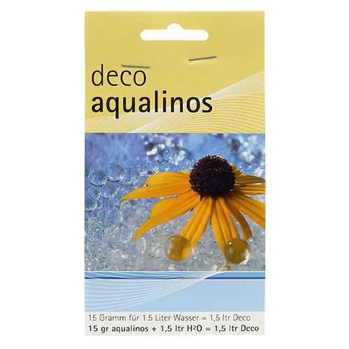 Floristik24 Gel déco Aqualinos 15g transparent