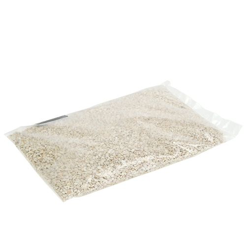 Article Granulés décoratifs crème pierres décoratives 2mm - 3mm 2kg