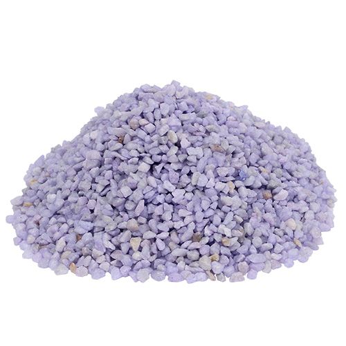 Article Granulés décoratifs lilas pierres décoratives violet 2mm - 3mm 2kg