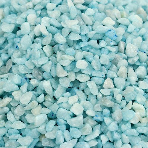 Floristik24 Granulés décoratifs pierres décoratives bleu clair 2mm - 3mm 2kg