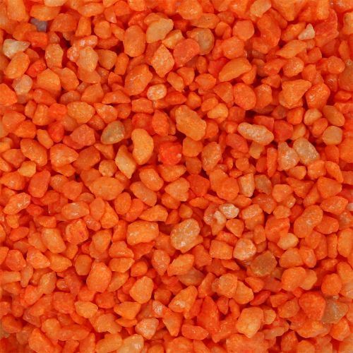 Granulé décoratif orange 2mm - 3mm 2kg
