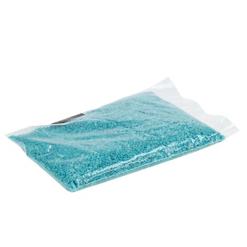 Floristik24 Granulés décoratifs pierres décoratives turquoise 2mm - 3mm 2kg