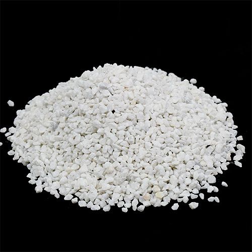 Granulés décoratifs pierres décoratives blanches 2mm - 3mm 2kg
