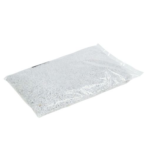 Article Granulés décoratifs pierres décoratives blanches 2mm - 3mm 2kg