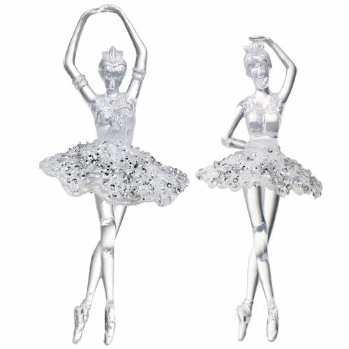 Déco cintre Décoration de sapin de Noël Ballerine 18cm 2pcs